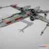 1528396 - PBR Game 3D Models - Star Wars X Wing Fighter With Interior 3D Max