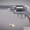 1528398 - PBR Game 3D Models - Starr DA Revolver M1858 3D Max