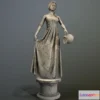 1528402 - PBR Game 3D Models - Statue - Water Lady 3D Max