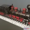 1528406 - PBR Game 3D Models - Steam Locomotive 3D Max