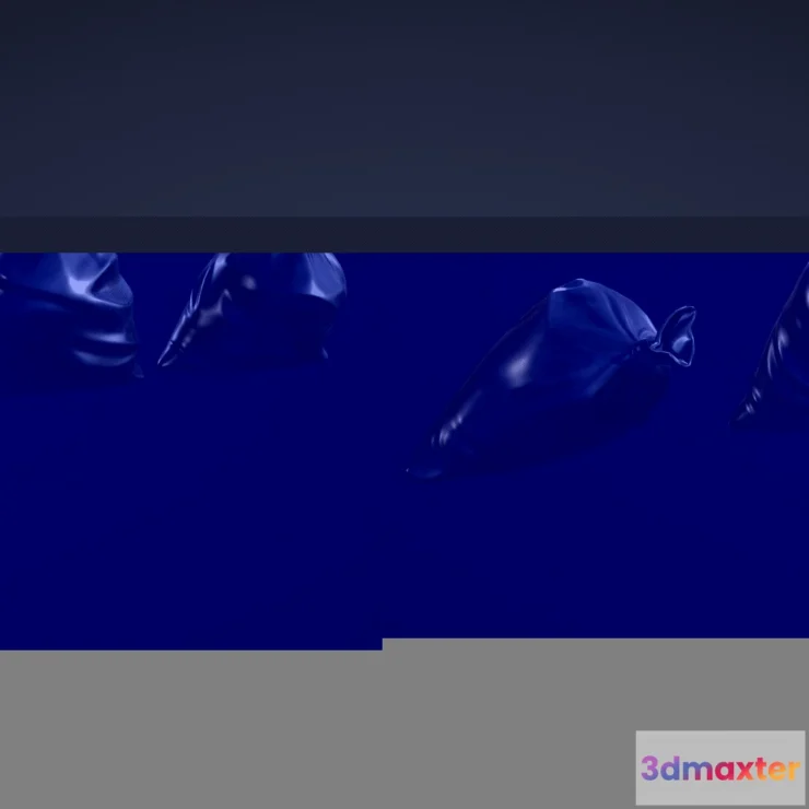 1528440 - PBR Game 3D Models - Stylized Trash Garbage Bags Low Poly 3D Max