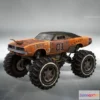 1528442 - PBR Game 3D Models - Stylized Vehicle 3D Max