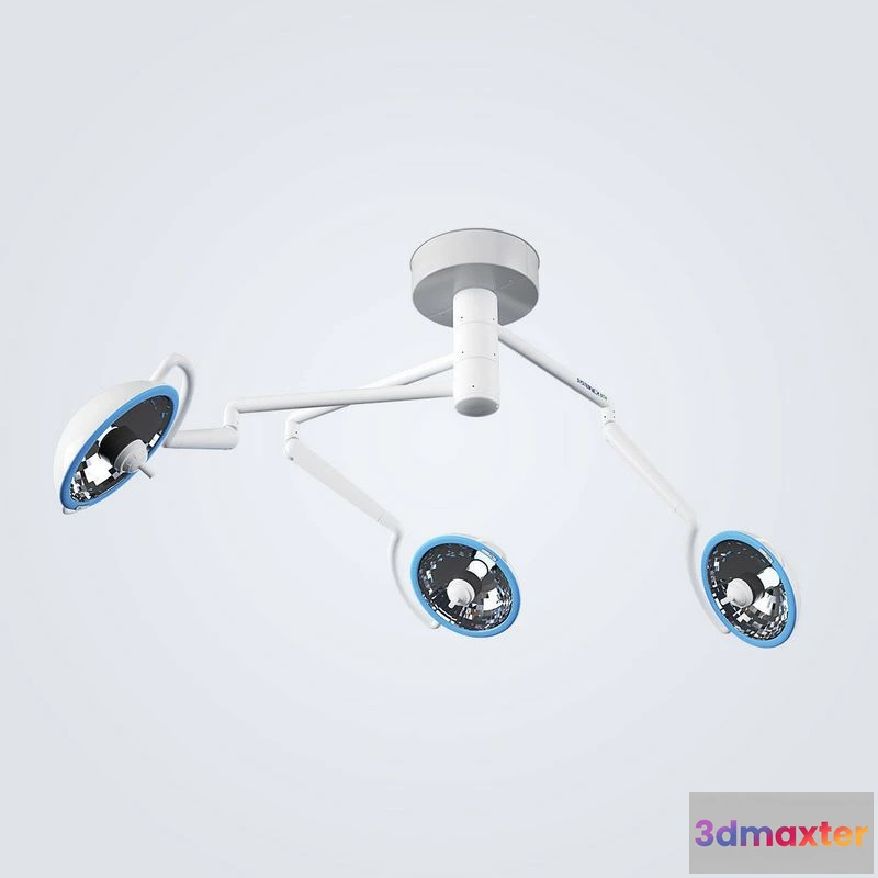 1528472 - PBR Game 3D Models - Surgical Light 3D Max