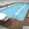 1528484 - PBR Game 3D Models - Swimming Pool V1 3D Max