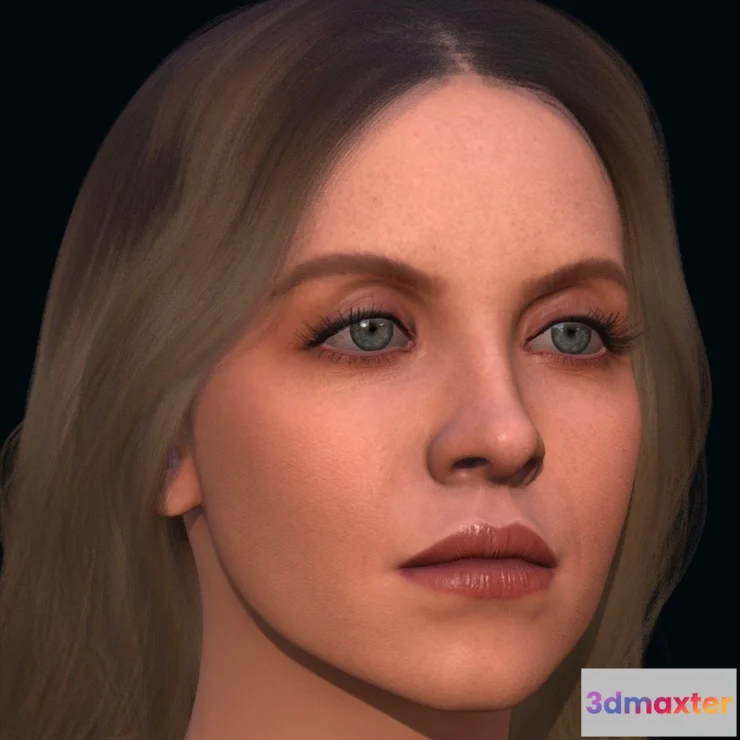 1528500 - PBR Game 3D Models - Sydney Sweeney Low Poly 3D Max