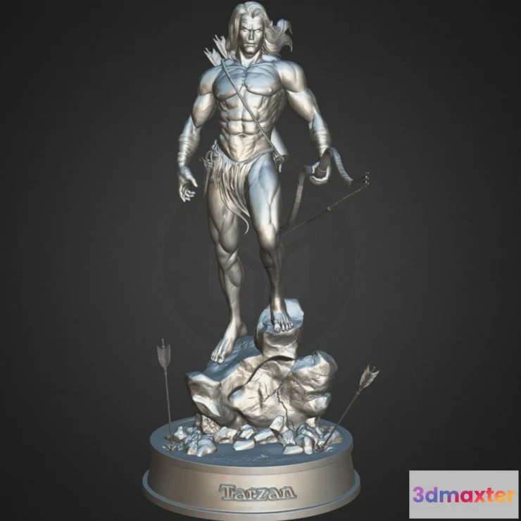 1528512 - PBR Game 3D Models - Tarzan 3D Max