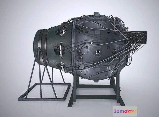 1528530 - PBR Game 3D Models - The Gadget world first atomic bomb 3D Max
