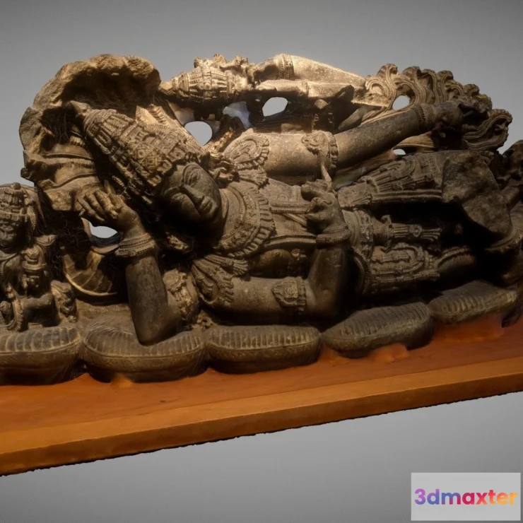 1528532 - PBR Game 3D Models - The God Vishnu 3D Max