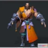 1528534 - PBR Game 3D Models - The monk 3D Max