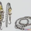 1528556 - PBR Game 3D Models - Tie Down Chain 3D Max