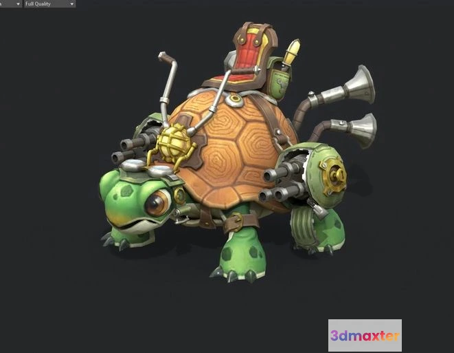 1528570 - PBR Game 3D Models - Tortoise 3D Max