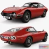 1528574 - PBR Game 3D Models - Toyota 2000GT 1969 3D Max