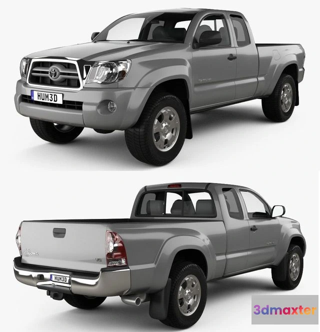 1528590 - PBR Game 3D Models - Toyota Tacoma Access Cab 2011 3D Max