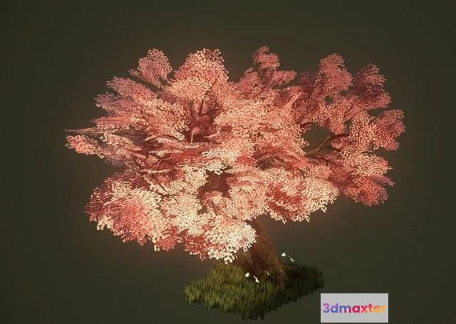1528612 - PBR Game 3D Models - Tree-Flower-Grass PACK 3D Max