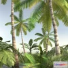1528614 - PBR Game 3D Models - Tropical Vegetation 3D Max