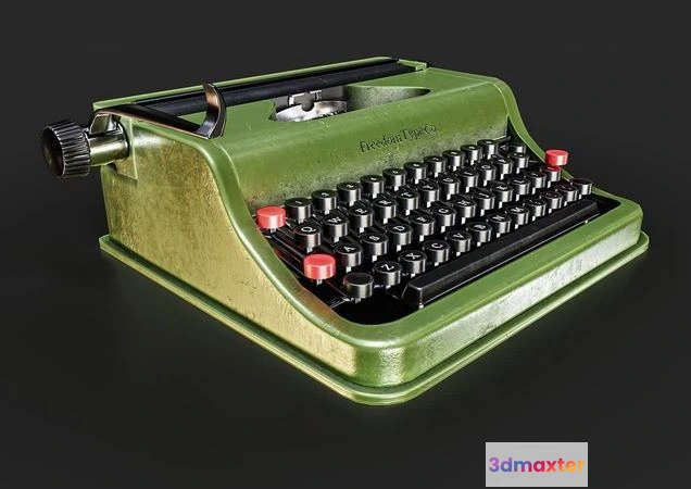 1528628 - PBR Game 3D Models - Typewriter 3D Max
