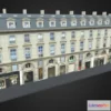 1528630 - PBR Game 3D Models - Typical Parisian Apartment Building 09 3D Max