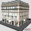 1528632 - PBR Game 3D Models - Typical Parisian Apartment Building 19 3D Max