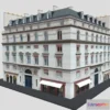 1528634 - PBR Game 3D Models - Typical Parisian Apartment Building 22 3D Max