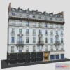 1528636 - PBR Game 3D Models - Typical Parisian Apartment Building 27 3D Max