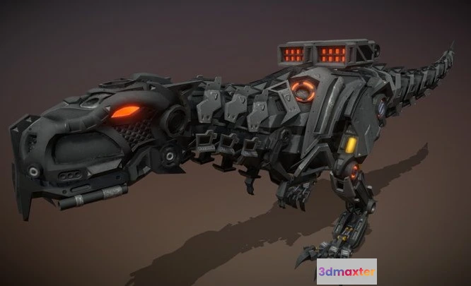 1528640 - PBR Game 3D Models - Tyrannosaurus Rex (Walk Cycle) 3D Max