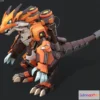 1528642 - PBR Game 3D Models - Tyrannosaurus robot 3D Max