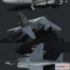 1528652 - PBR Game 3D Models - USMC AV-8B Super-Harrier II 3D Max