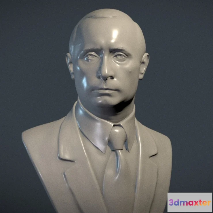 1528698 - PBR Game 3D Models - Vladimir Putin 3D Max