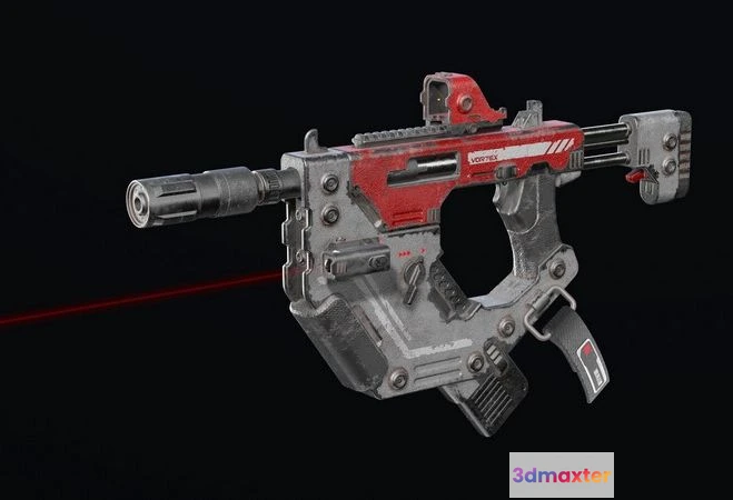 1528710 - PBR Game 3D Models - Vortex SMG 3D Max