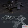 1528728 - PBR Game 3D Models - Warhammer 40K Bolter 3D Max