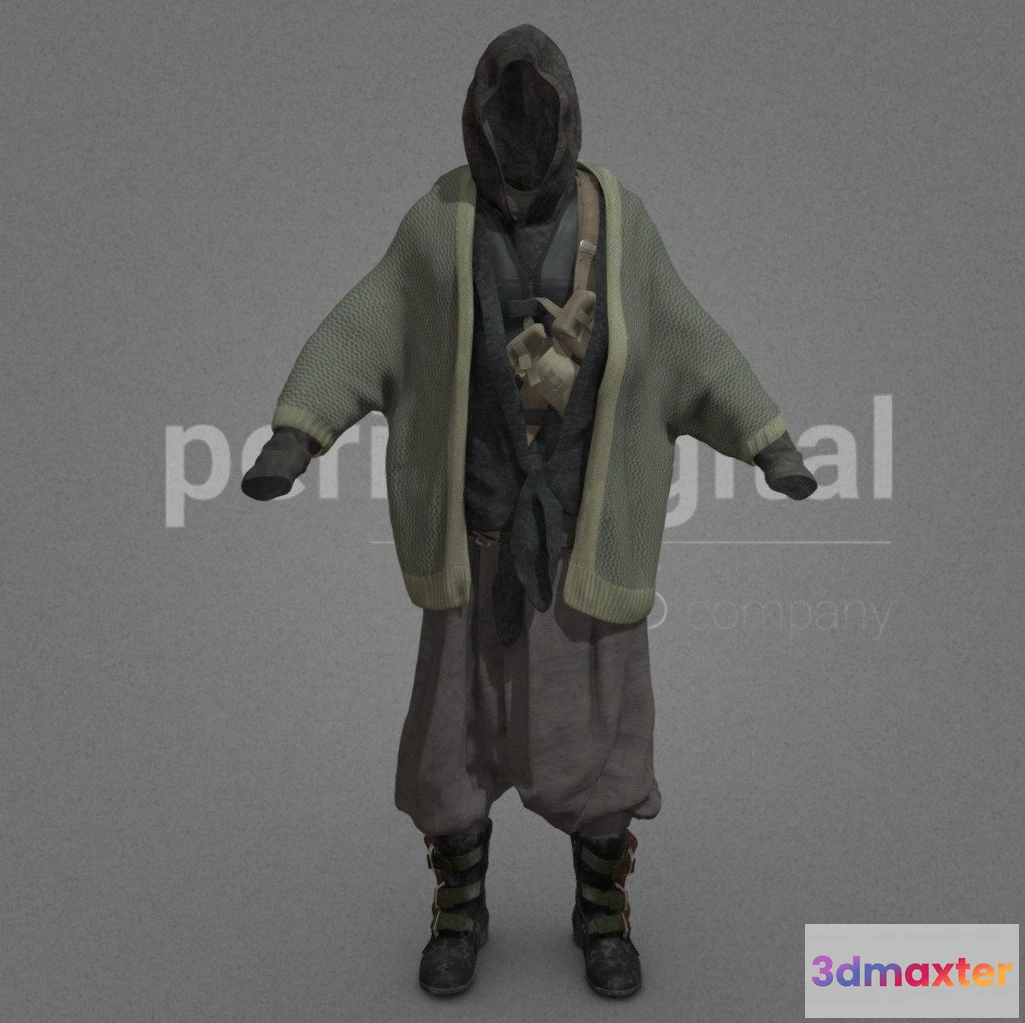 1528734 - PBR Game 3D Models - Wasteland Series Model 10 3D Max