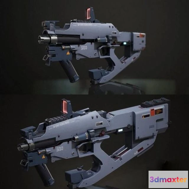 1528738 - PBR Game 3D Models - Weapon Concept 3D Max