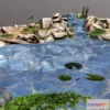 1528772 - PBR Game 3D Models - Wilsons Creek Pond And Waterfall 3D Max