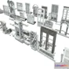 1528776 - PBR Game 3D Models - Windows Window Collection 3D Max