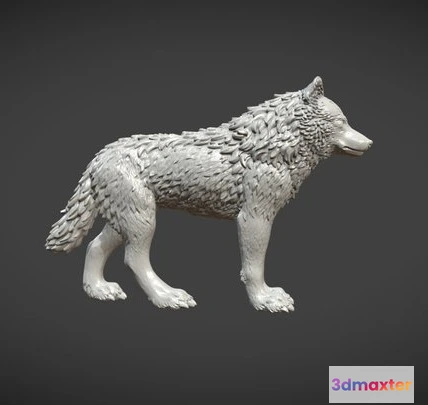 1528786 - PBR Game 3D Models - Wolf III 3D Max