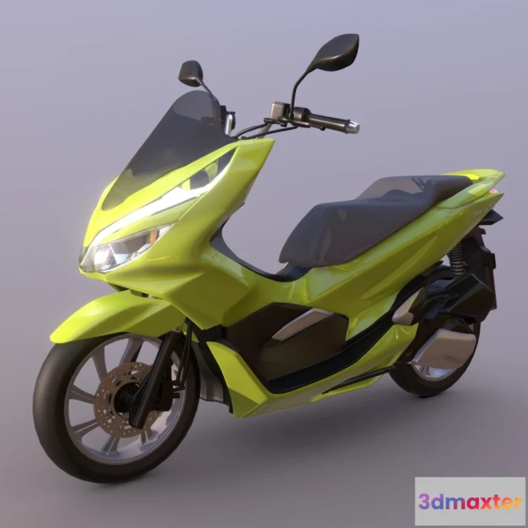 1528826 - PBR Game 3D Models - 2017 Honda Pcx 150 3D Max