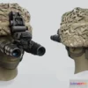 1528860 - PBR Game 3D Models - ACH Helmet with NVG 3D Max