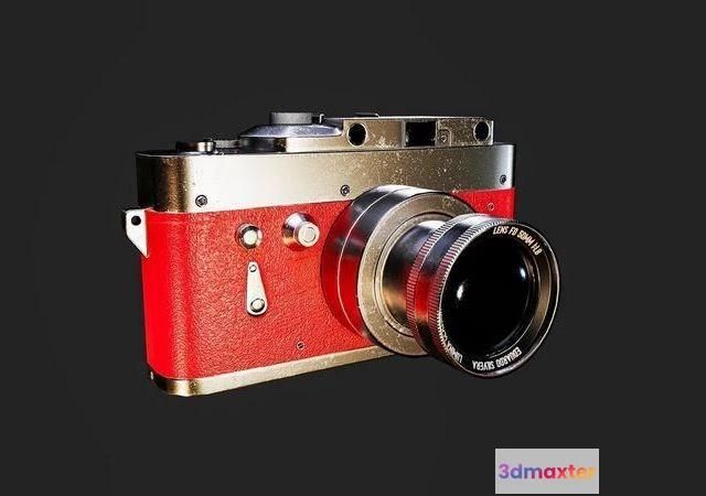 1528892 - PBR Game 3D Models - Analog Camera 3D Max