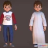1528908 - PBR Game 3D Models - Arabi Boy 3D Max
