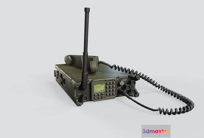 1528914 - PBR Game 3D Models - Aselsan RT-9661 Radio 3D Max