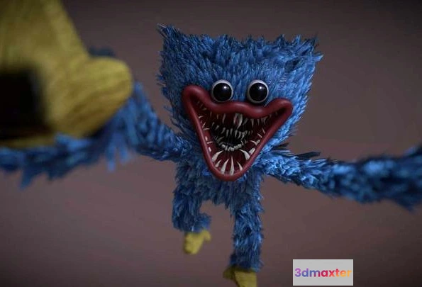 1528926 - PBR Game 3D Models - Auggy Waggy GMOD Rig 3D Max