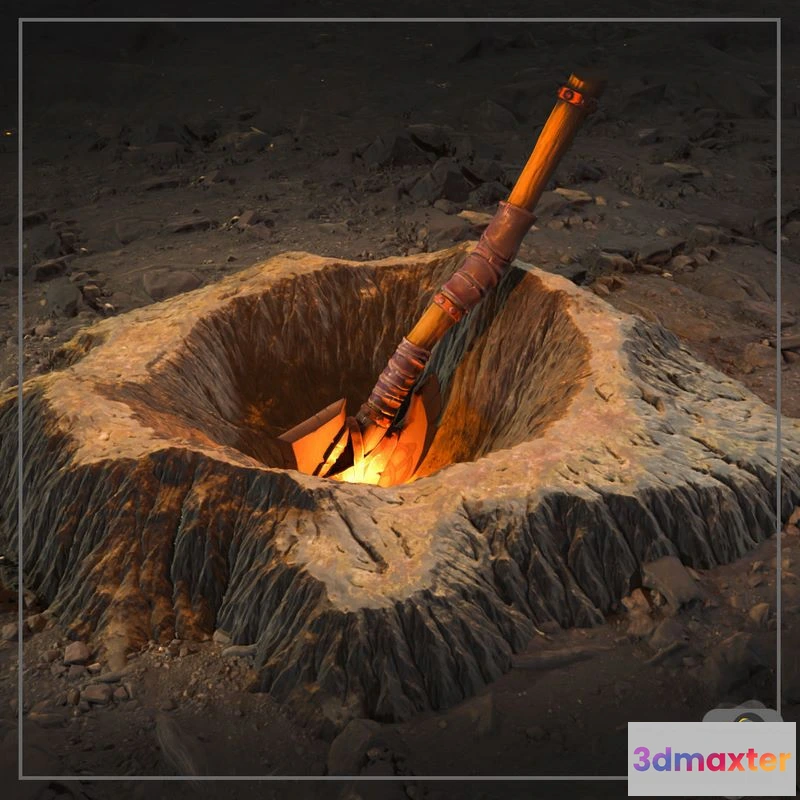 1528928 - PBR Game 3D Models - Axe of Wrath Game 3D Max