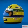 1528930 - PBR Game 3D Models - Ayrton Senna Helmet 80Er 3D Max