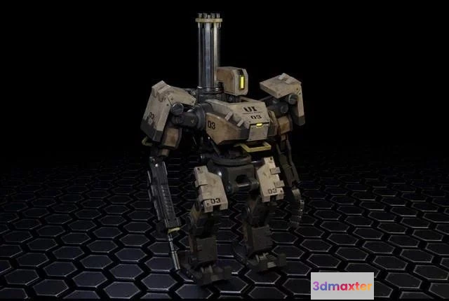 1528946 - PBR Game 3D Models - Bastion from Overwatch 3D Max
