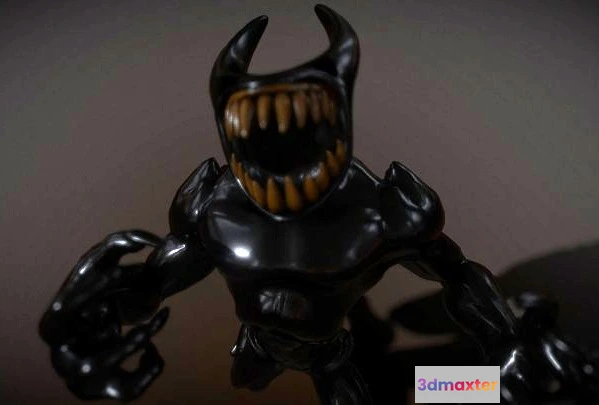 1528950 - PBR Game 3D Models - Batdr Beast Bendy Rig 3D Max