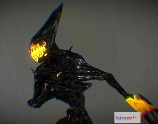 1528954 - PBR Game 3D Models - Batdr Ink Demon 3D Max