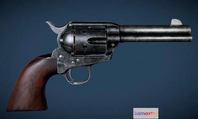 1528992 - PBR Game 3D Models - BUY ON FAB! Colt Single Action Army Revolver SAA 3D Max