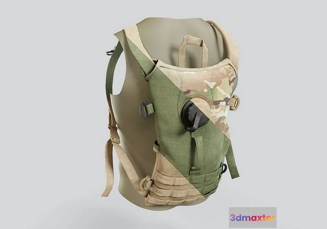 1528996 - PBR Game 3D Models - CamelBak - Hydration Pack 3D Max