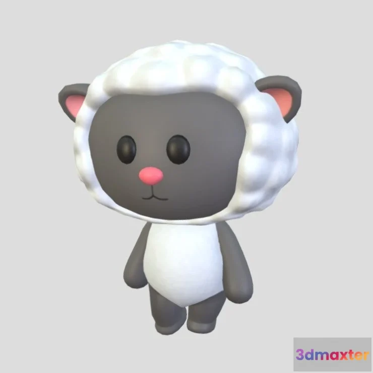 1529024 - PBR Game 3D Models - Character144 Rigged Sheep 3D Max