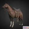 1529066 - PBR Game 3D Models - Cowboy Horse Gameready Model 3D Max